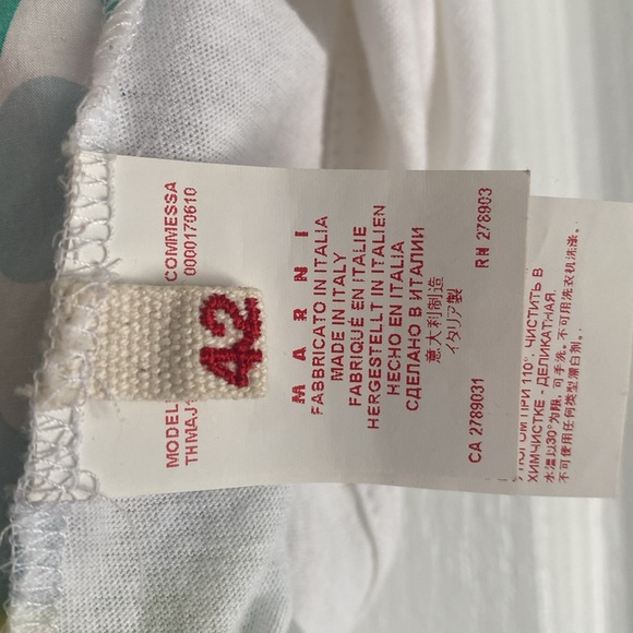 Marini sleeve less blouse cotton 100% - Picture 6 of 10